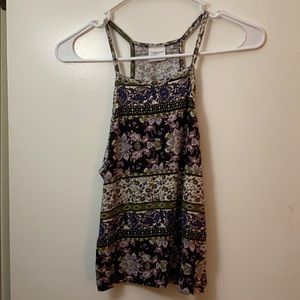 Never worn! Floral crop top